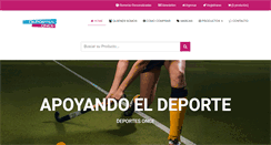 Desktop Screenshot of deportesonce.com