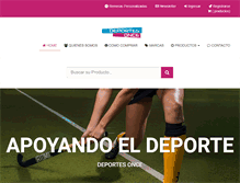Tablet Screenshot of deportesonce.com